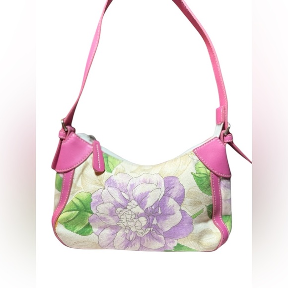 Fossil 1990’s Baguette Floral Print Purse - Picture 2 of 7